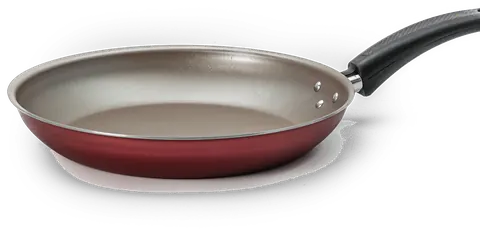 Frigideira antiaderente cereja creme