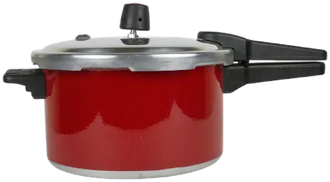 Panela de pressão vermelha